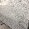 White Ice granite slab side view