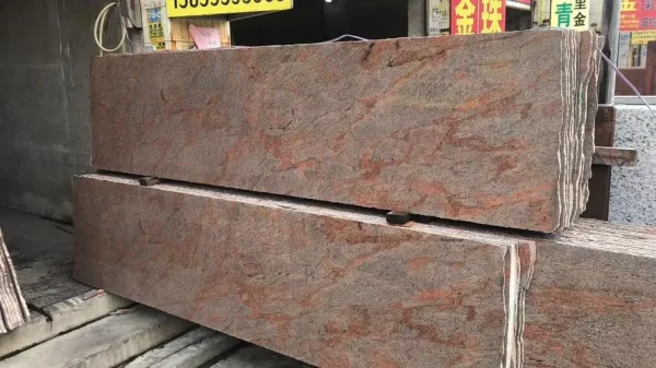 paradise granite slab side view