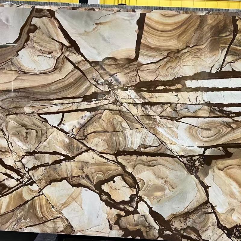 massa gold quartzite close up