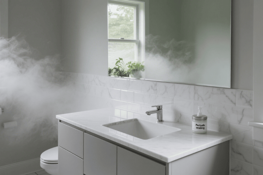 Family Bath With Steam for Marble