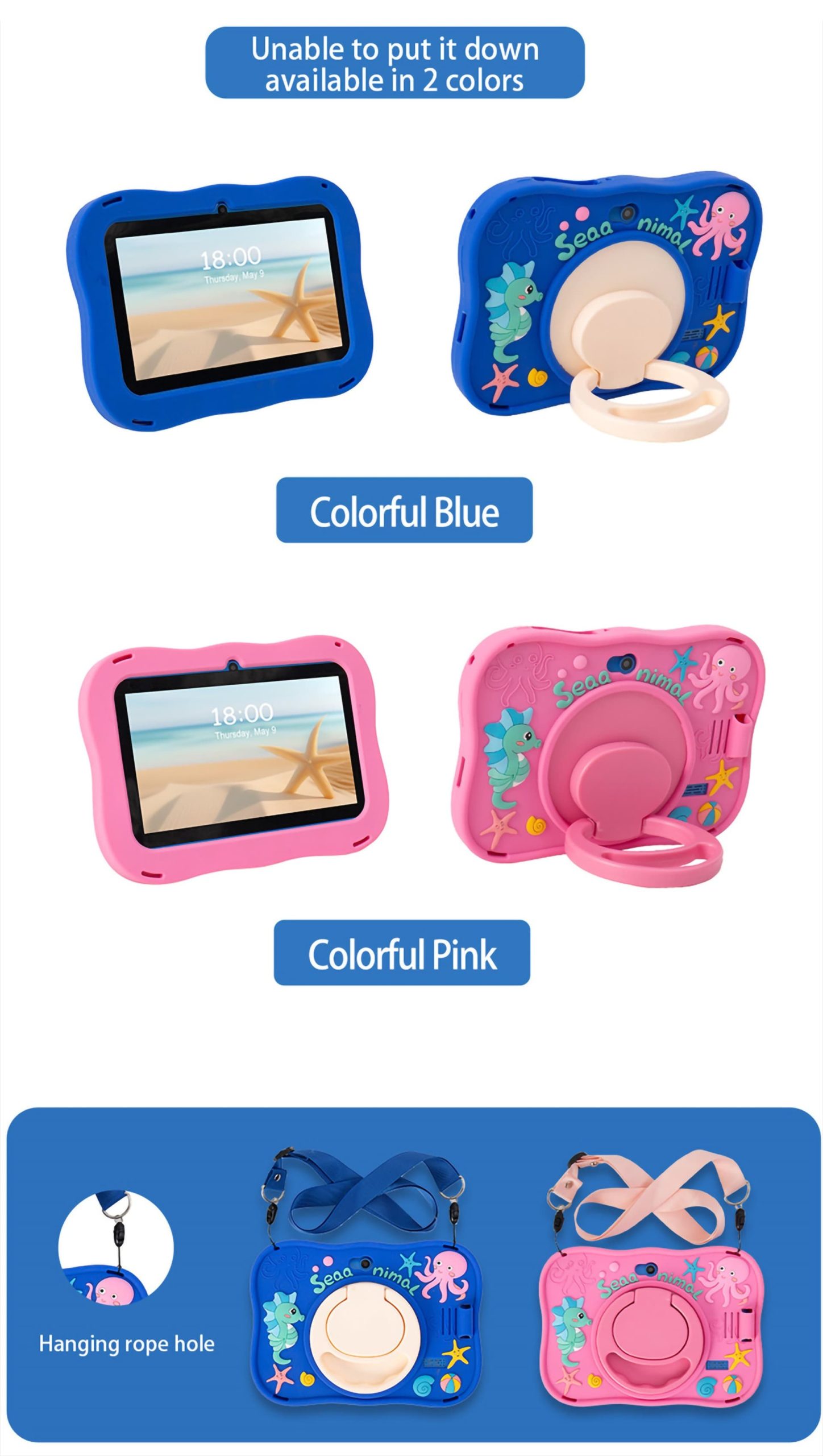 Tablet Bocah-bocah 7 Inch kanthi Kontrol Parental 6