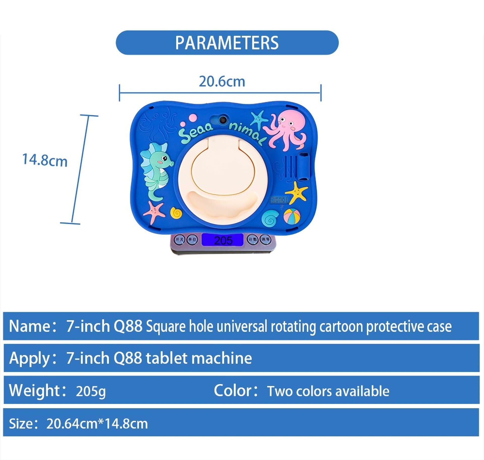 Tablet Bocah-bocah 7 Inch kanthi Kontrol Parental 7
