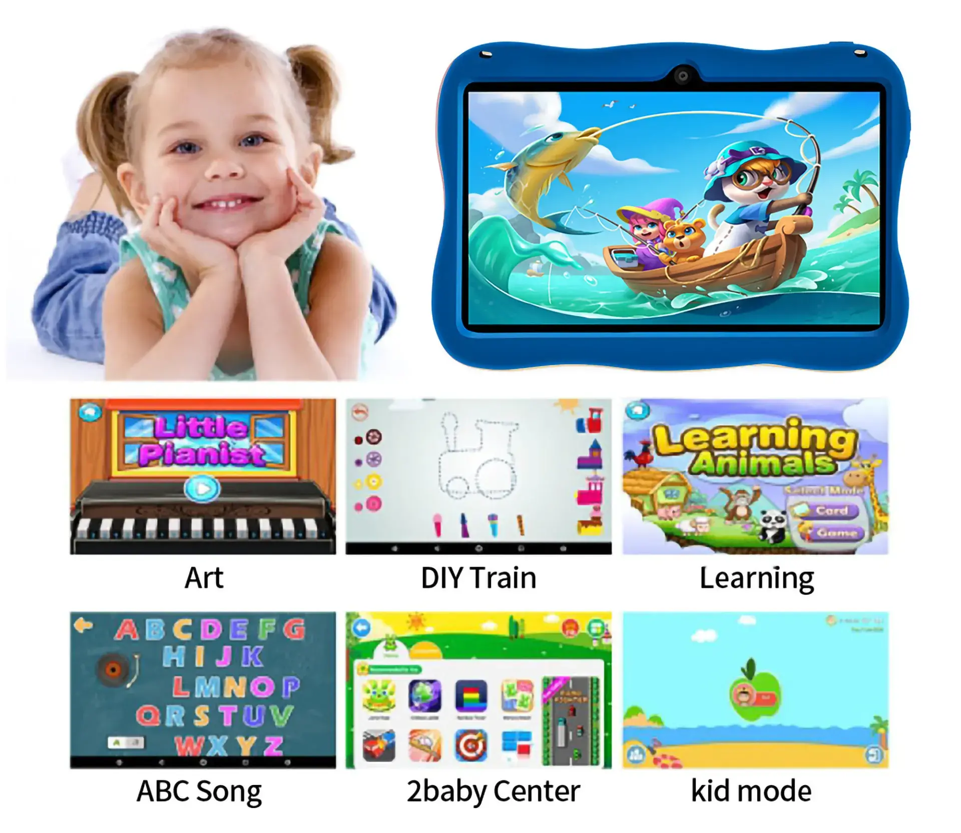 Tablet Bocah-bocah 7 Inch kanthi Kontrol Parental 6