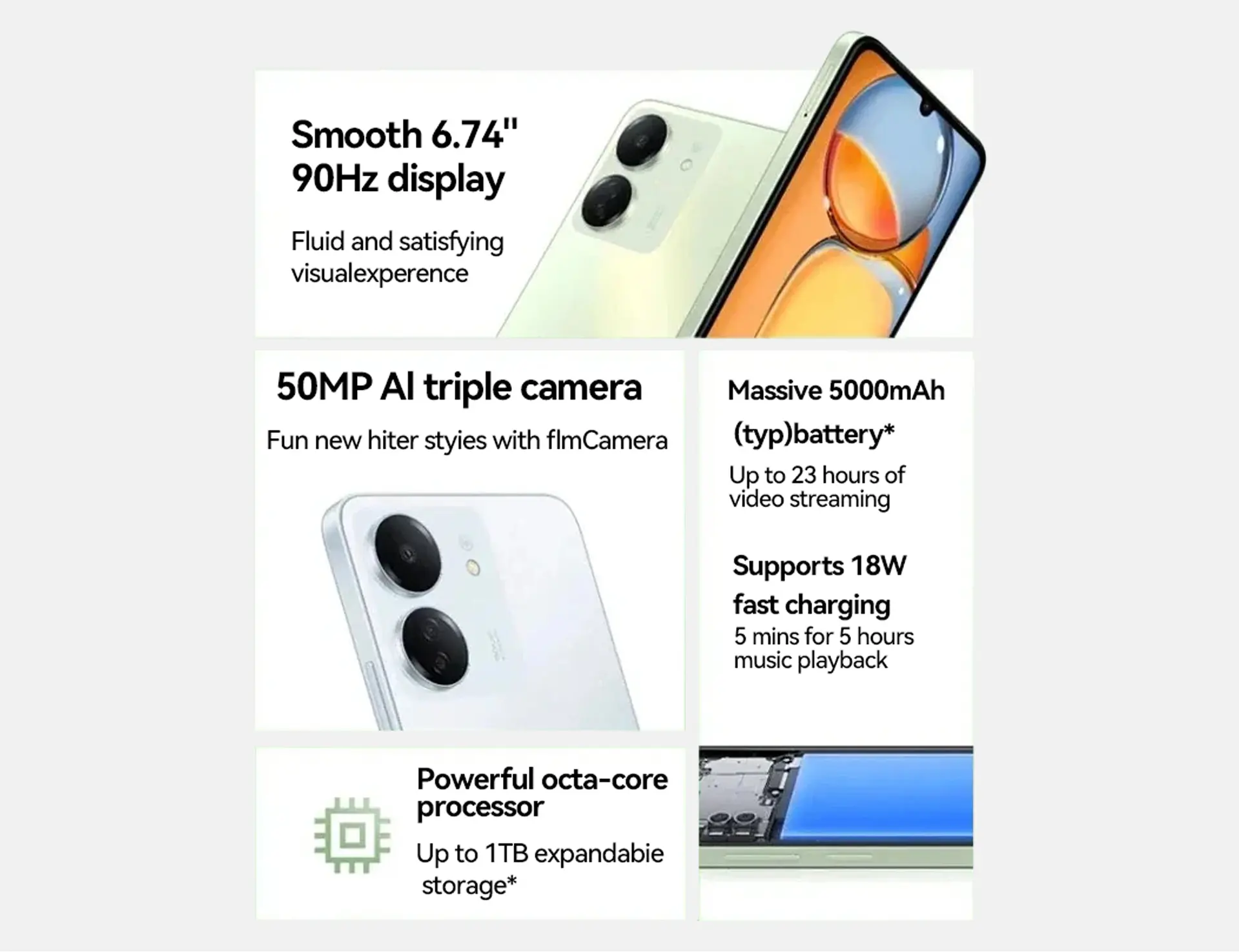 Gisentec 13C Layar Gedhe Mbukak Kunci Ponsel9