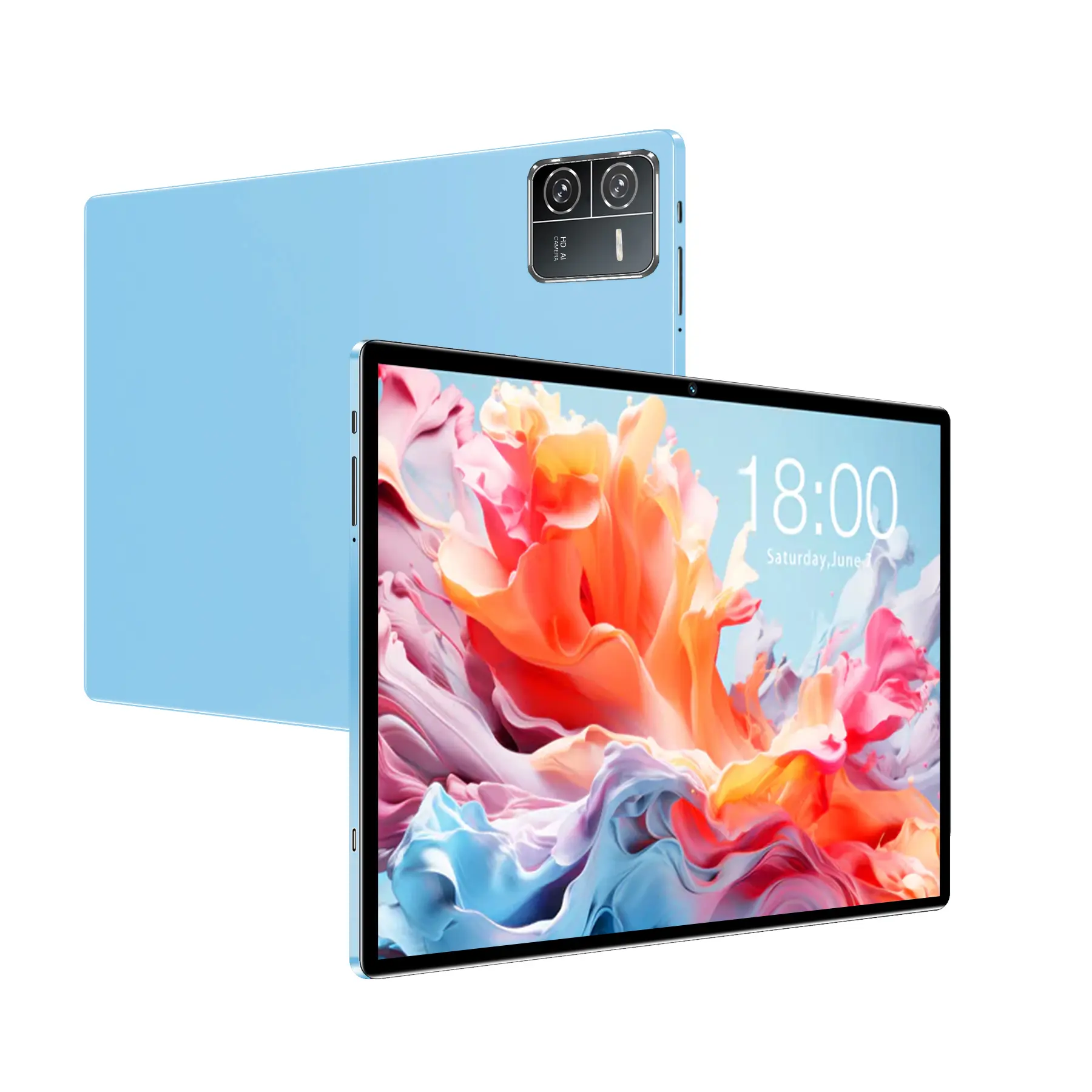 Gisentec Pad 6 Pro Budget Android-tablet-kamera mei hege resolúsje foar deistich gebrûk en gaming