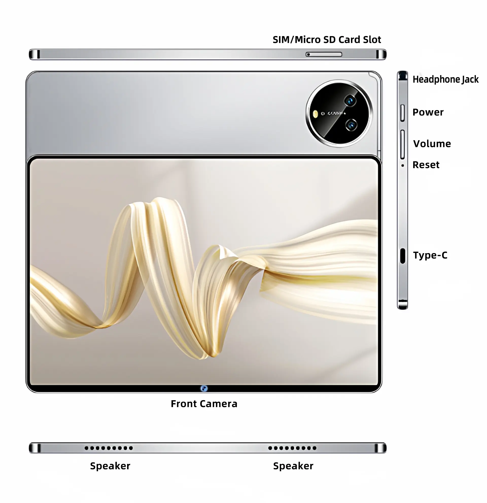 M10 10.1 Inch Tablet Android Multi-fungsi Pad (3)