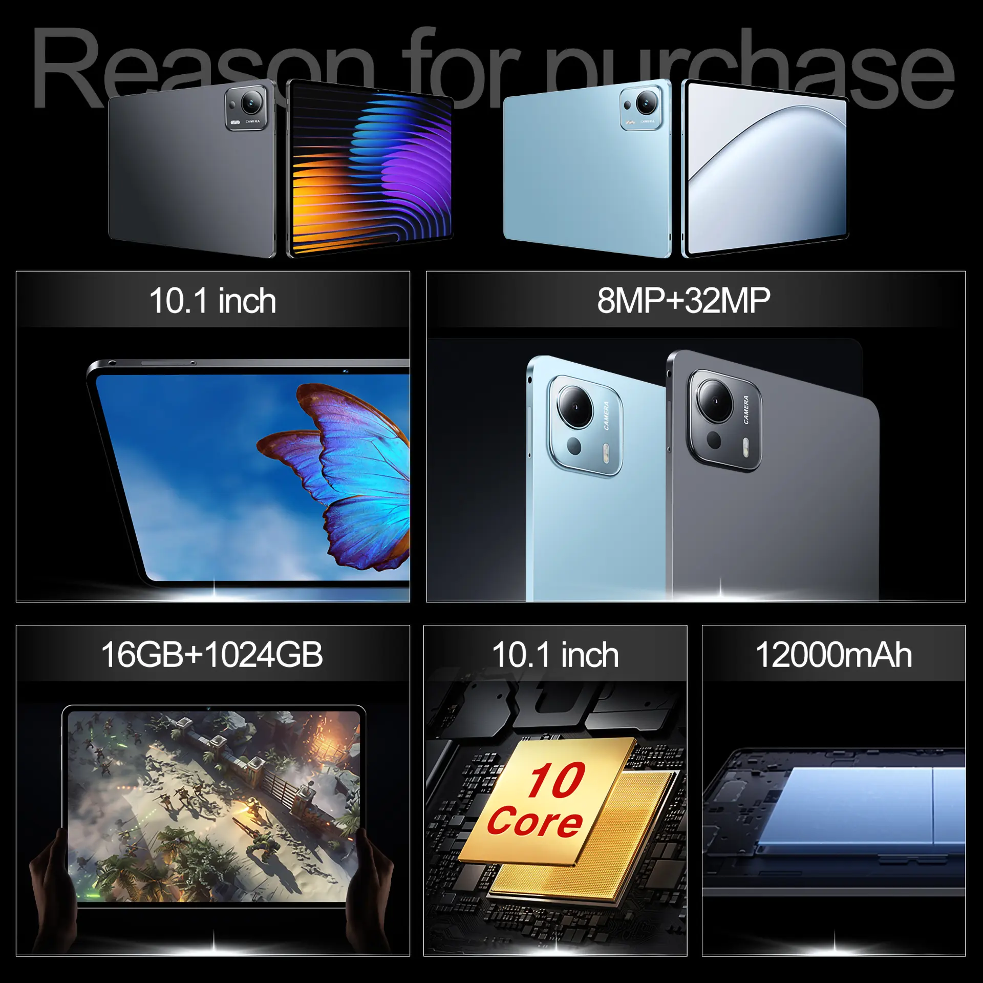 Pad7 Ultra Tablet 10 Inch Multitasking Tablet (1)