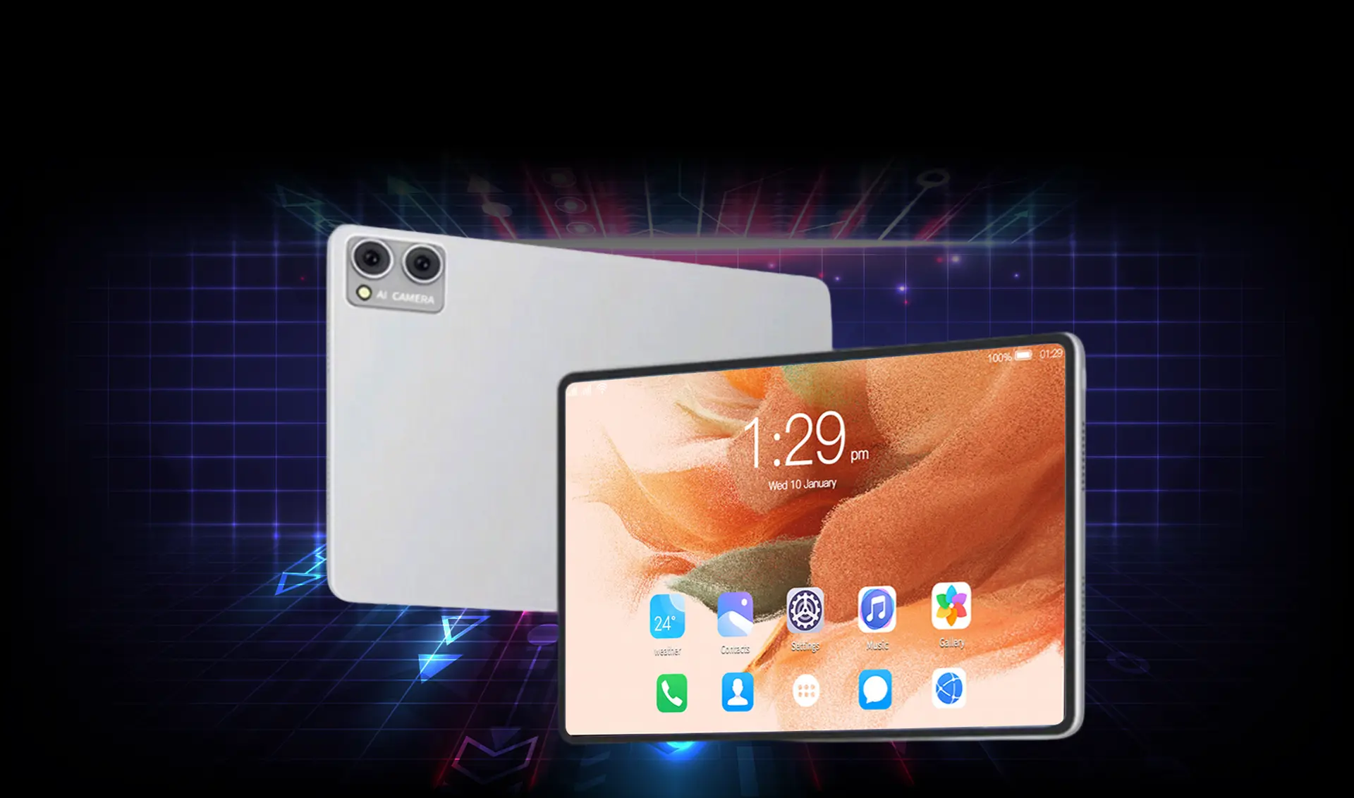Slim Létt Gisentec GS1036 Android spjaldtölva1