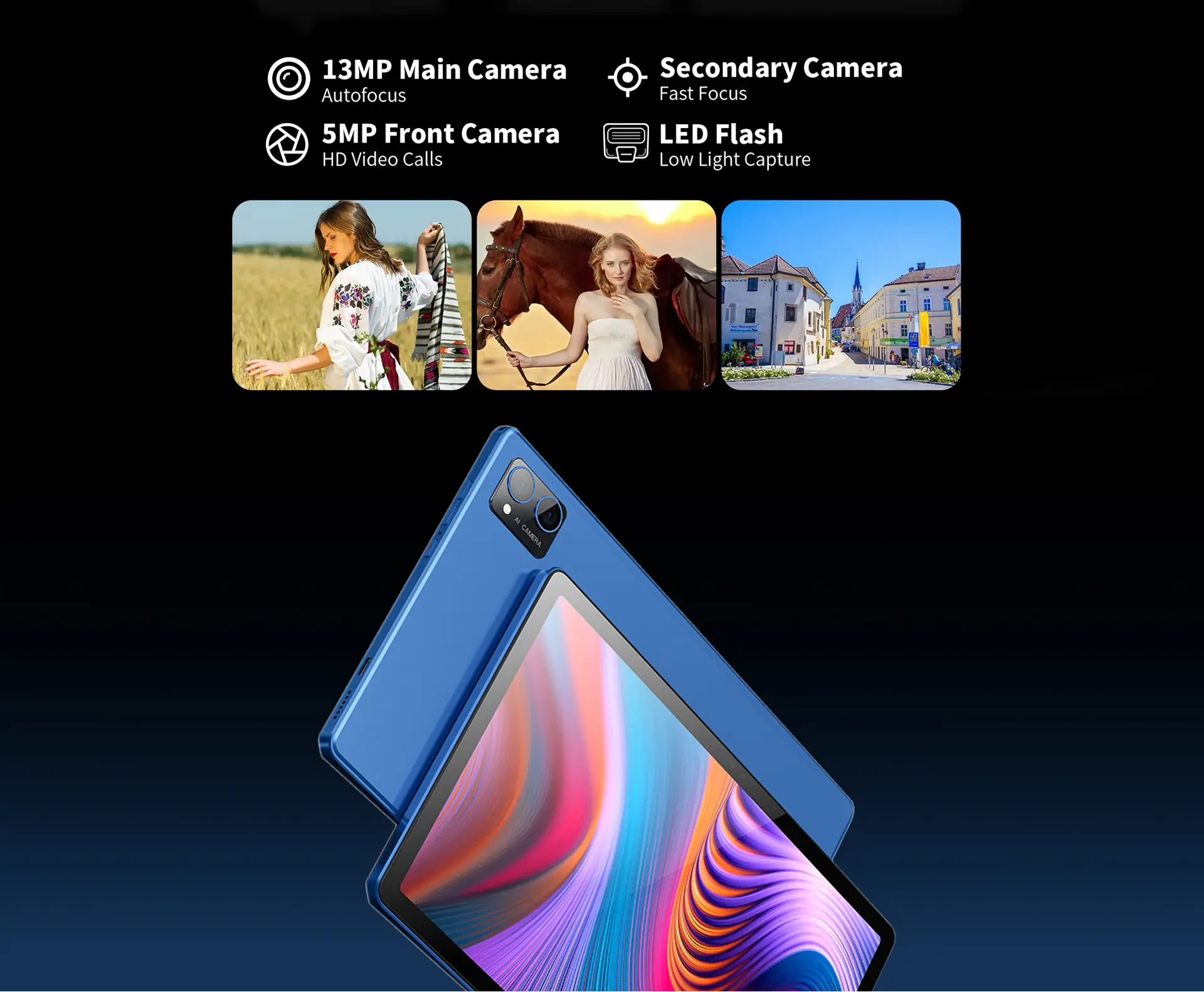 Slim Létt Gisentec GS1036 Android spjaldtölva8
