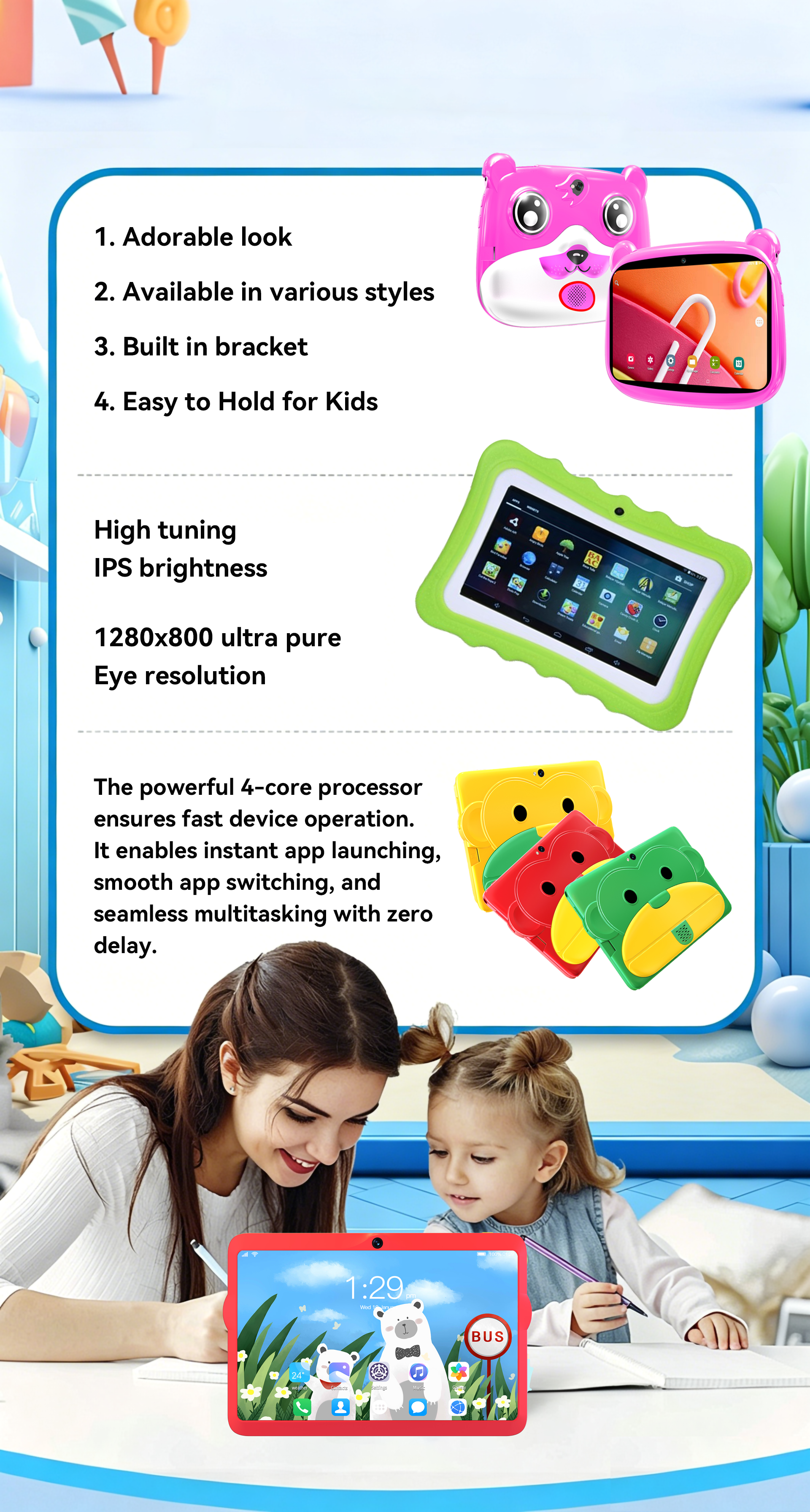 Tablet per bambini KIDS TAP da 7,0 pollici Dettagli del prodotto 2