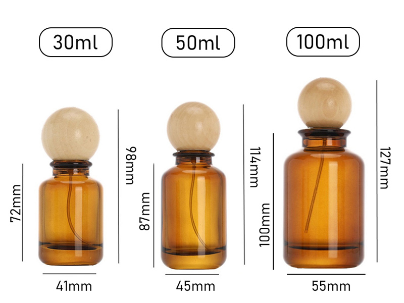 Amber Perfume Bottle