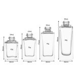 Square Lotion Bottles Serum Pump Bottles Wholesale