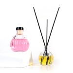 Round Diffuser Bottle 50ml 100ml Ball Shpae Glass Reed Diffuser Bottle -