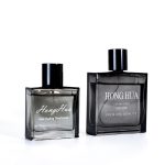 Flat Square Perfume Bottle 50ml 100ml Black Glass Cologne Perfume Spray Bottle -