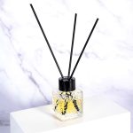 Square Aromatherapy Diffuser Bottle 50ml 100ml 200ml Water Cube Glass Reed Diffuser Bottle -