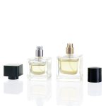 18ml 30ml 50ml 100ml Luxury Square Glass Cube Perfume Spray Bottle -