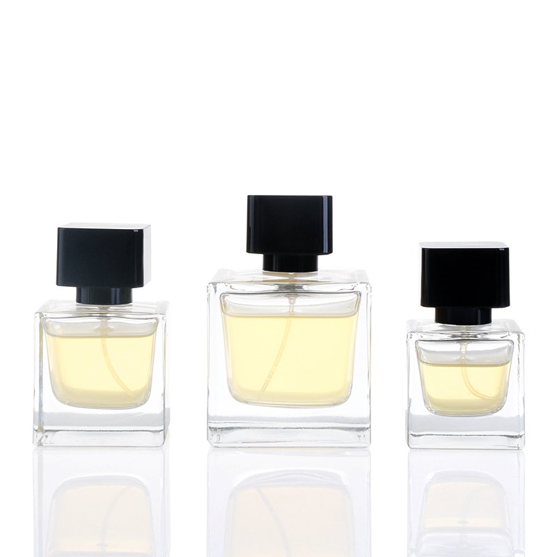 18ml 30ml 50ml 100ml Luxury Square Glass Cube Perfume Spray Bottle