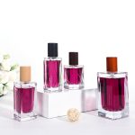 Square Glass Perfume Bottle Packaging With Logo 30ml 35ml 50ml 100ml -