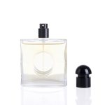 25ml 50ml 80ml Luxury Flat Round Premium Branded Glass Pump Spray Perfume Bottle -