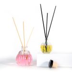 Round Diffuser Bottle 50ml 100ml Ball Shpae Glass Reed Diffuser Bottle -