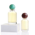 30ml 50ml 100ml Cylinder Glass Perfume Bottle With Unique Ball Cap -