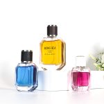 Unique Perfume Bottles 50ml Spray Bottle Crimp 100ml Perfume Bottle With Box -