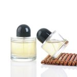 30ml 50ml 100ml Dwarf Cylinder Perfume Spray Bottle With Black Lid -