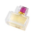 30ml 50ml 100ml Luxury Dwarf Rectanglar Glass Spray Perfume Bottle With Pink Cap -