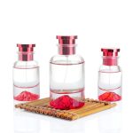 30ml 50ml 100ml Luxury Red Volcano Bottom Spray Perfume Bottle Glass -