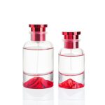 30ml 50ml 100ml Luxury Red Volcano Bottom Spray Perfume Bottle Glass -