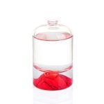 30ml 50ml 100ml Luxury Red Volcano Bottom Spray Perfume Bottle Glass -