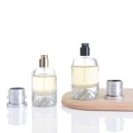 30ml 50ml 100ml Luxury Silver Volcano Bottom Spray Perfume Bottle Glass -