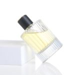 30ml 50ml 100ml Vertical Stripe Cylinder Glass Perfume Bottle -