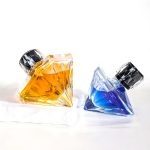 Empty 70ml Diamond Perfume Bottle Glass Luxury Spray Bottle -