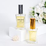 New Design Slim Waist Shape Perfume Bottle 30ml 50ml 100ml Square Perfume Spray Bottle | Honghua Glass