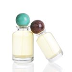 30ml 50ml 100ml Cylinder Glass Perfume Bottle With Unique Ball Cap -