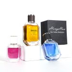 Unique Perfume Bottles 50ml Spray Bottle Crimp 100ml Perfume Bottle With Box -