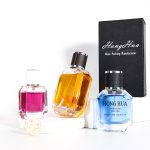 Unique Perfume Bottles 50ml Spray Bottle Crimp 100ml Perfume Bottle With Box -