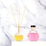 Round Diffuser Bottle 50ml 100ml Ball Shpae Glass Reed Diffuser Bottle -