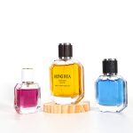 Unique Perfume Bottles 50ml Spray Bottle Crimp 100ml Perfume Bottle With Box -