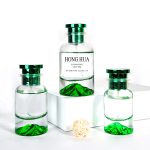 Luxury Empty Custom Perfume Bottle Green 30ml 50ml Glass Spray Bottle | Honghua Glass