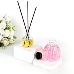 Round Diffuser Bottle 50ml 100ml Ball Shpae Glass Reed Diffuser Bottle -