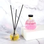 Round Diffuser Bottle 50ml 100ml Ball Shpae Glass Reed Diffuser Bottle -