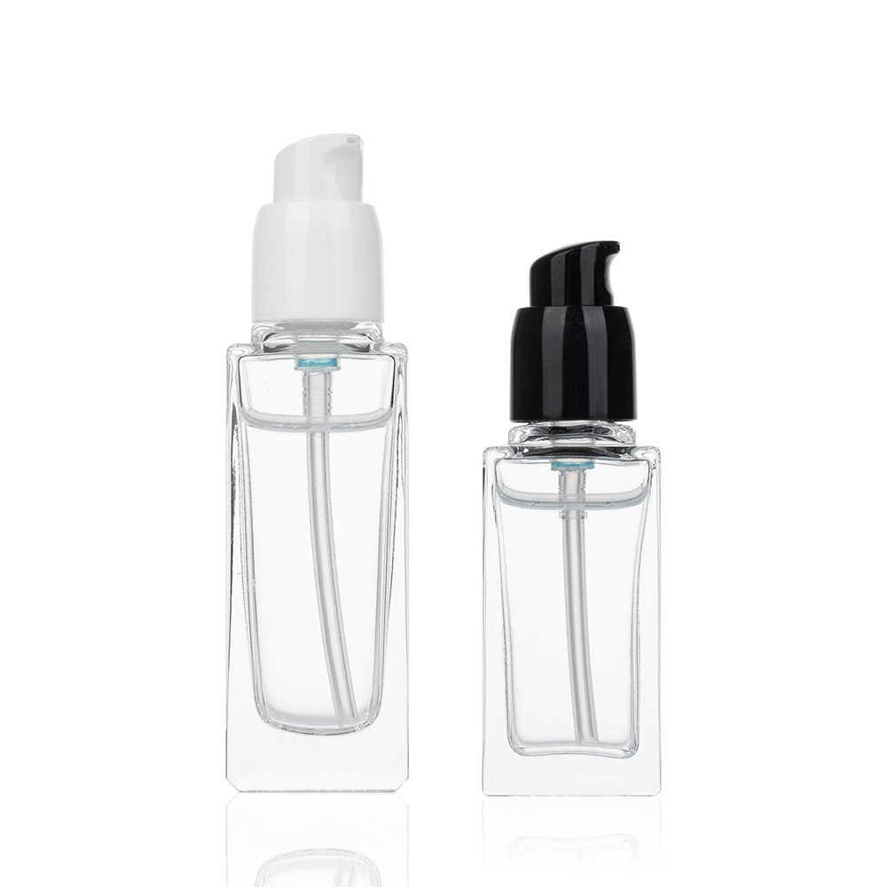 30ml Square Lotion Bottles Serum Pump Bottles Wholesale