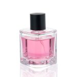 Square Perfume Bottle 50ml Glass Perfume Spray Bottle