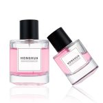 Square Perfume Bottle 50ml Glass Perfume Spray Bottle