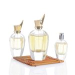 New Design 30ml 50ml 100ml Pump Perfume Spray Bottle With Golden Beak Lid -