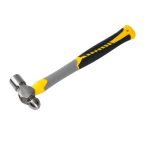 China 45# High Carbon Steel Forged High Hardness Ball Pein Hammer With Fiberglass Handle Supplier | Jintanwei