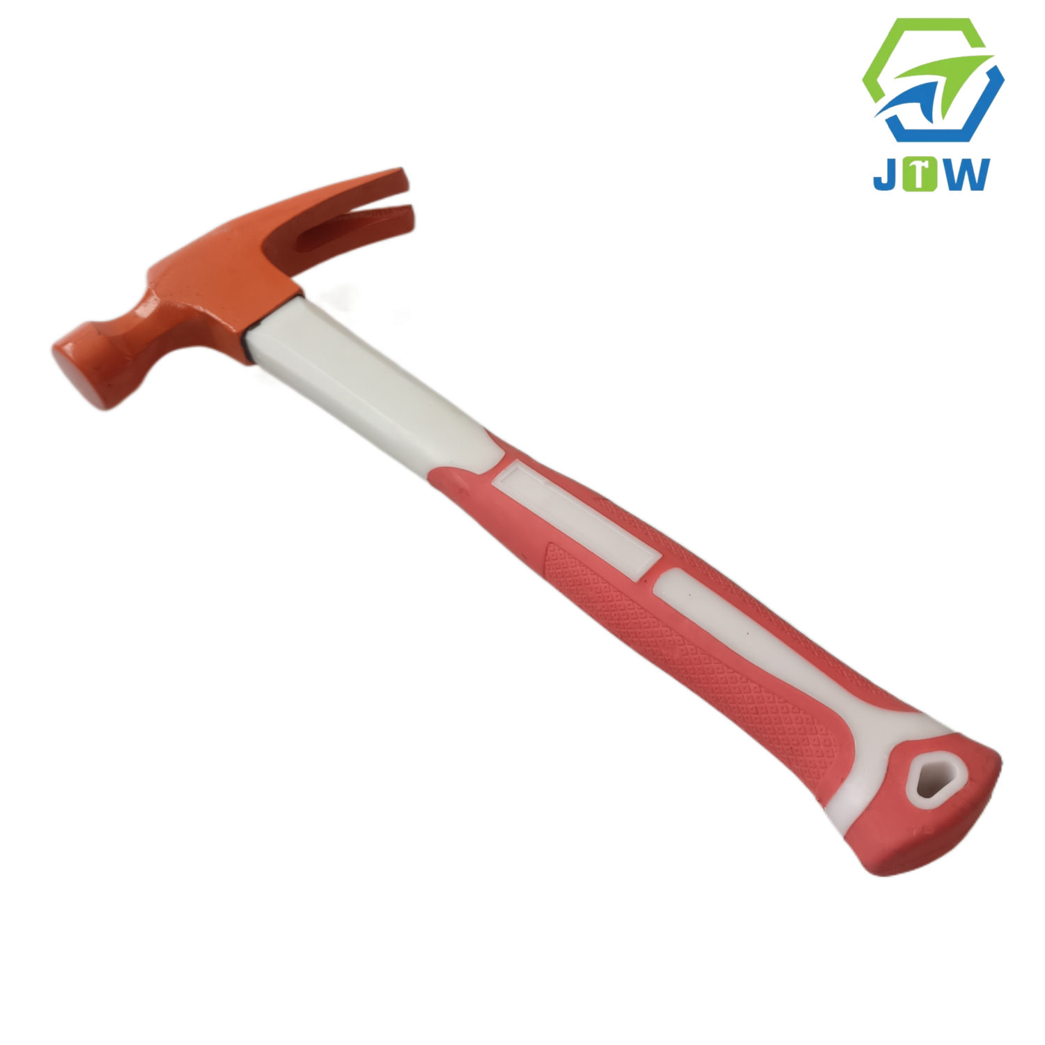 Integrated square head right angle claw hammer