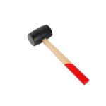 China  Wood Handle Rubber Mallet/Rubber Mallet Hammer/Black Rubber Mallet With Wooden Handle Supplier | Jintanwei